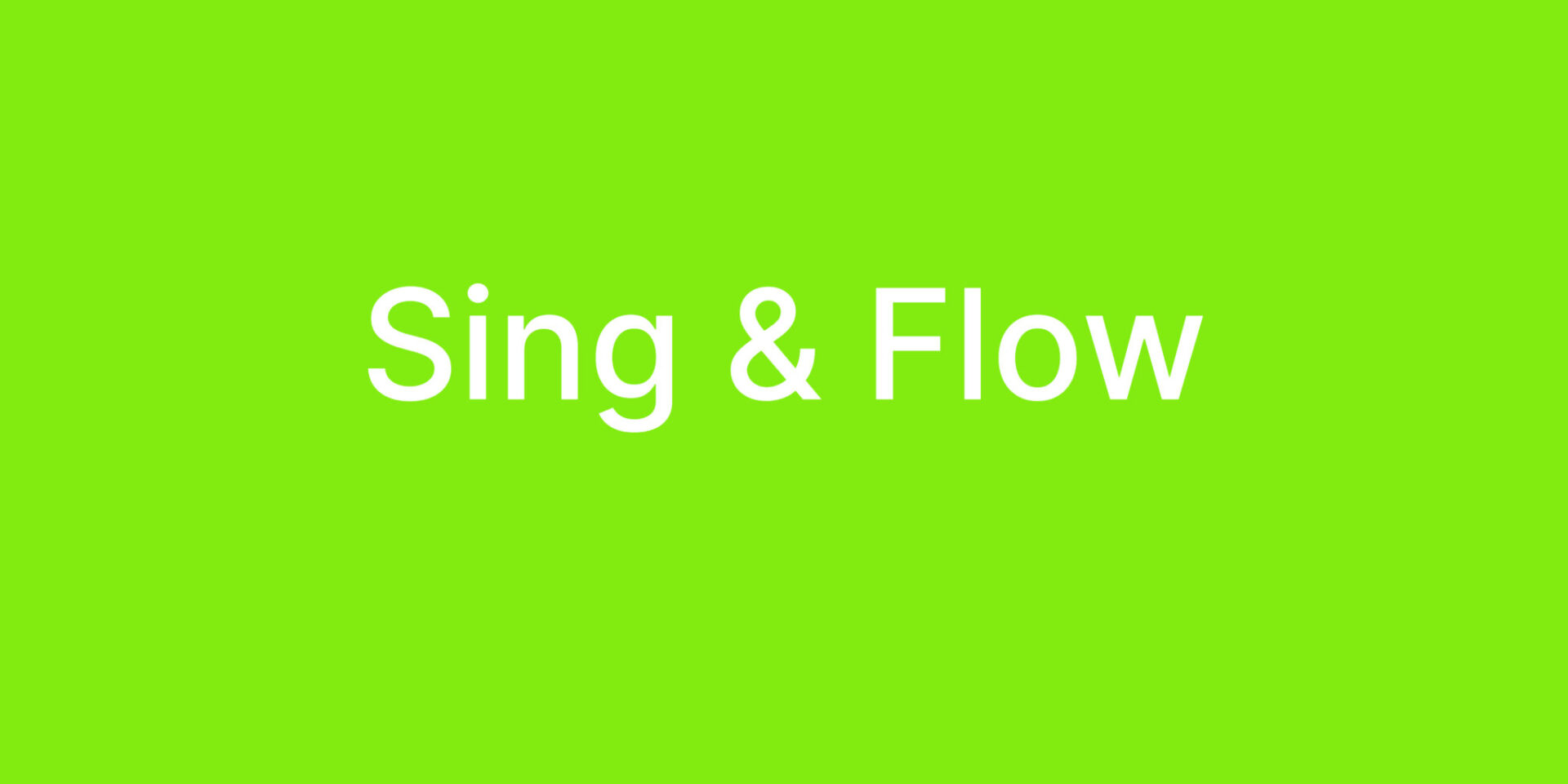 Sing and Flow : Mots pour Maux – 25/26